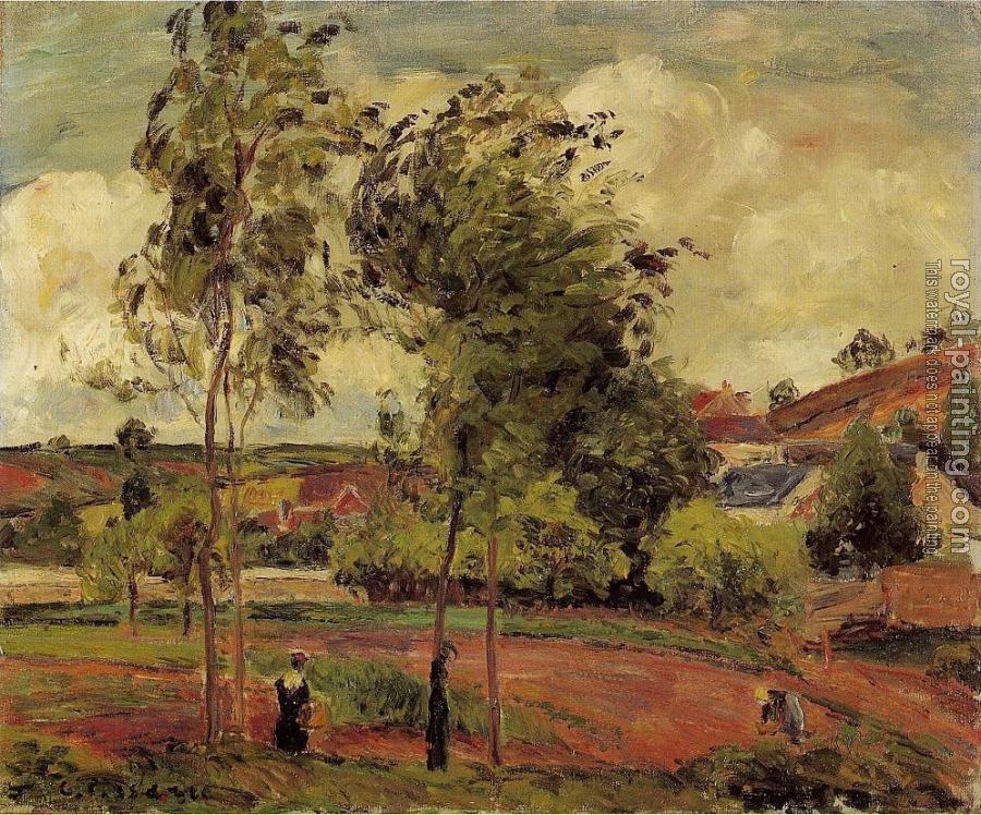 Camille Pissarro : Strong Winds, Pontoise